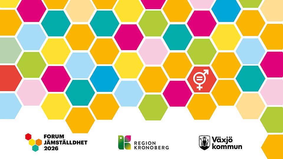 Forum Jämställdhet arrangeras av Växjö kommun och Region Kronoberg som lokala värdar.